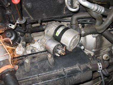 How to change starter motor on mercedes a class #4