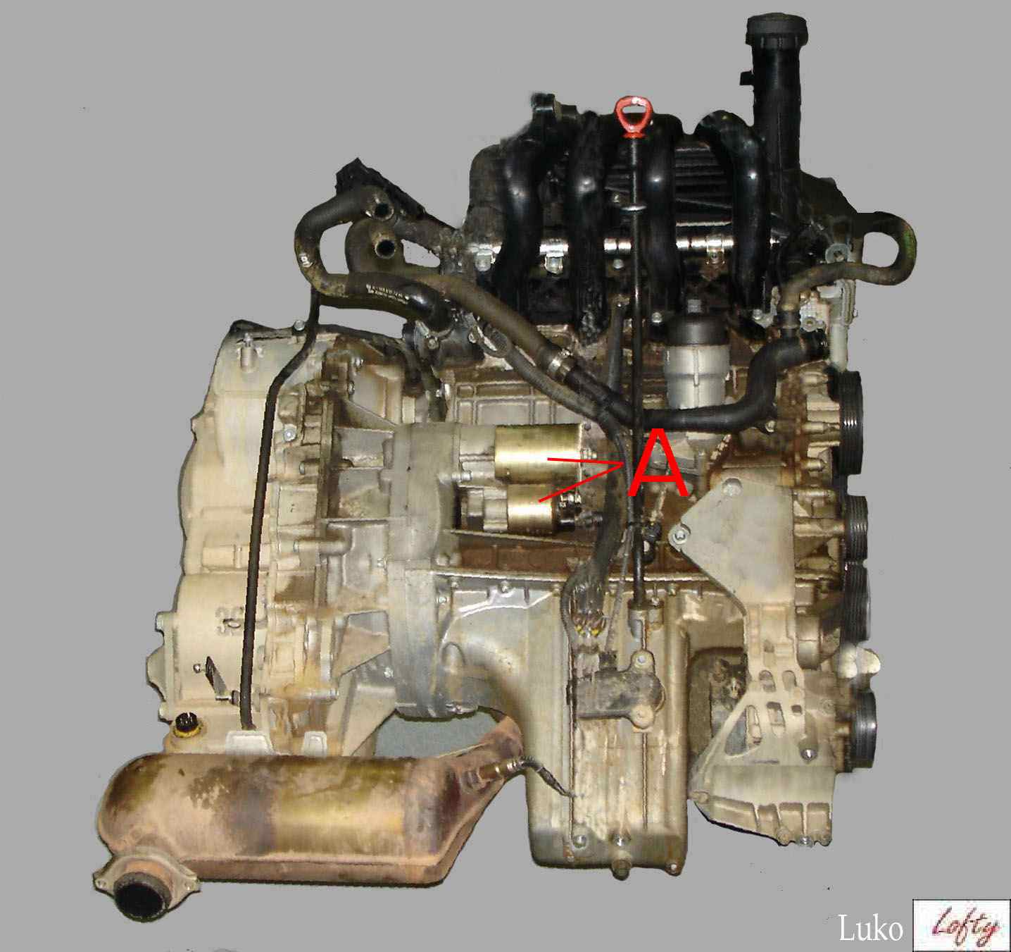 Replace starter motor on mercedes a class #7