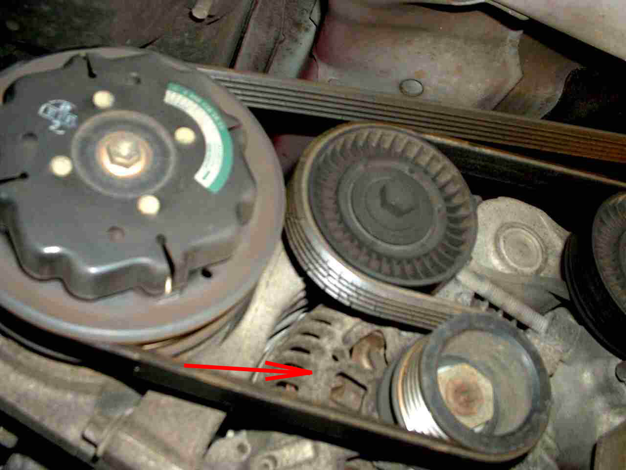 Mercedes a class alternator belt replacement #5