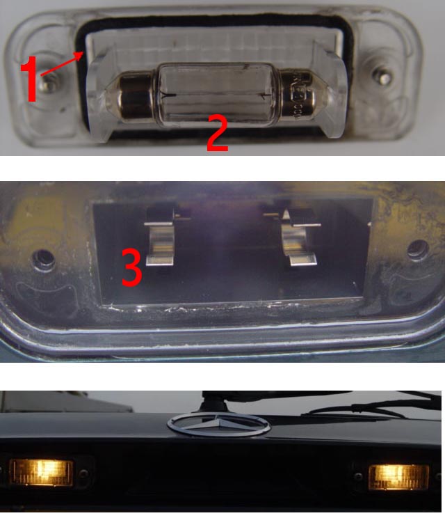 How to remove number plate from mercedes #6