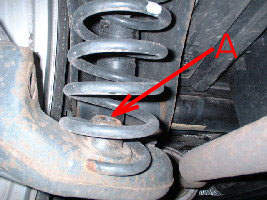 Car coil spring broken